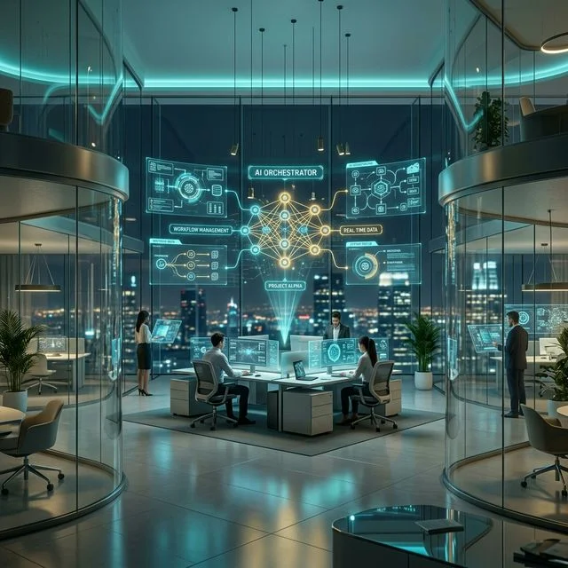 Autonomous Corporations: How AI Orchestrators are Replacing Middle Management