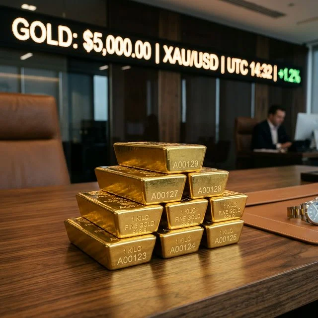 Gold Hits Historic $5,000 Milestone Amidst Global Geopolitical Volatility