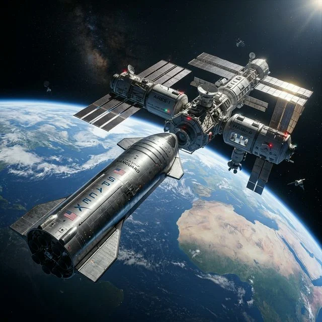 Starship Vanguard: SpaceX Docks First Mars-Ready Living Quarters